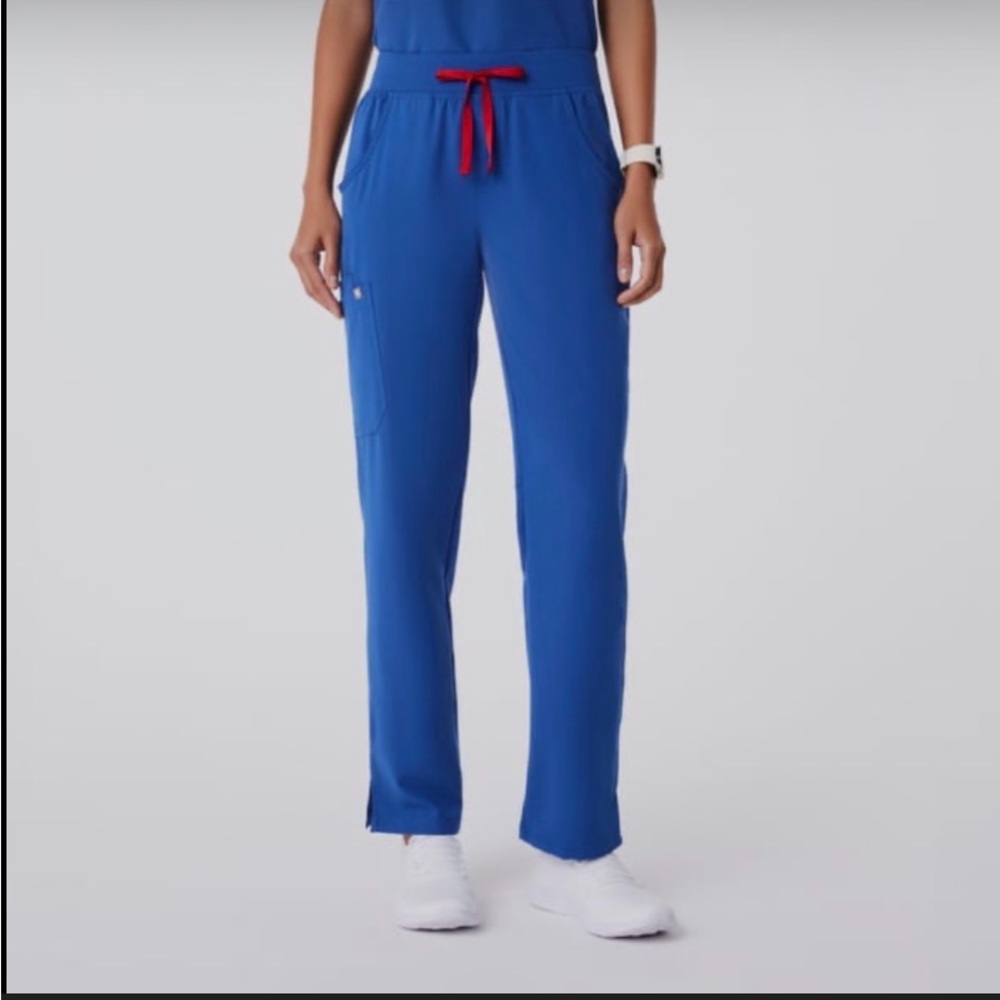 Figs Winning Blue Scrub Bottoms L